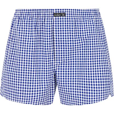 van Laack Herren Boxershorts blau Baumwolle kariert 48 van Laack Herren Boxershorts blau Baumwolle kariert 48