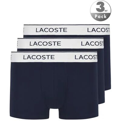 LACOSTE Herren Trunks blau Baumwolle unifarben 5 (M) LACOSTE Herren Trunks blau Baumwolle unifarben 5 (M)