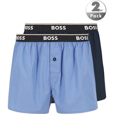 BOSS Black Herren Boxershorts blau Reine Baumwolle unifarben 7 (XL) BOSS Black Herren Boxershorts blau Reine Baumwolle unifarben 7 (XL)