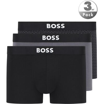 BOSS Black Herren Trunks grau Baumwolle unifarben 7 (XL) BOSS Black Herren Trunks grau Baumwolle unifarben 7 (XL)