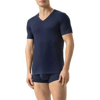 Mey Herren Unterwäsche blau Baumwolle unifarben 5 (M) Mey Herren Unterwäsche blau Baumwolle unifarben 5 (M)