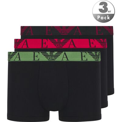 EMPORIO ARMANI Herren Trunks schwarz Baumwolle unifarben 7 (XL) EMPORIO ARMANI Herren Trunks schwarz Baumwolle unifarben 7 (XL)