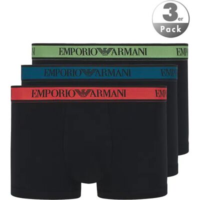 EMPORIO ARMANI Herren Trunks schwarz Baumwolle unifarben 6 (L) EMPORIO ARMANI Herren Trunks schwarz Baumwolle unifarben 6 (L)