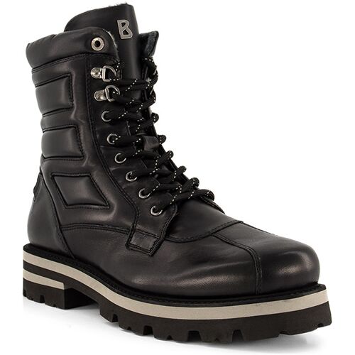 BOGNER Herren Schnürboots schwarz Glattleder 44 (9,5)