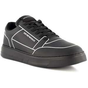 EMPORIO ARMANI Herren Sneaker schwarz Glattleder 44 (10) EMPORIO ARMANI Herren Sneaker schwarz Glattleder 44 (10)