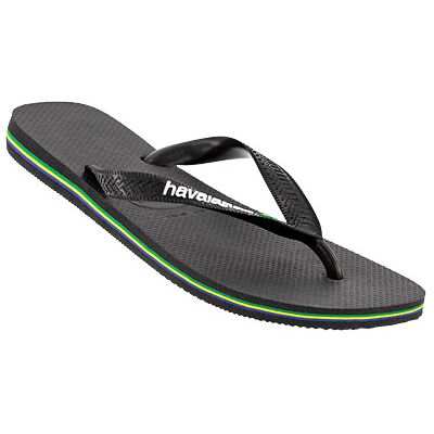 havaianas Herren Zehensandalen schwarz Gummi 45/46 havaianas Herren Zehensandalen schwarz Gummi 45/46