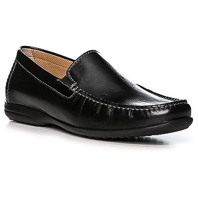 Sioux Herren Slipper schwarz Glattleder 41,5 (7,5) Sioux Herren Slipper schwarz Glattleder 41,5 (7,5)