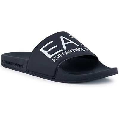 EA7 Herren Pantoletten blau Gummi 44 (9,5) EA7 Herren Pantoletten blau Gummi 44 (9,5)