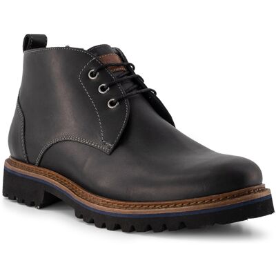 Sioux Herren Desert Boots schwarz Glattleder 44 (9,5) Sioux Herren Desert Boots schwarz Glattleder 44 (9,5)
