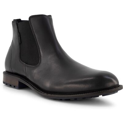 bugatti Herren Chelsea Boots schwarz Glattleder 43 (9) bugatti Herren Chelsea Boots schwarz Glattleder 43 (9)