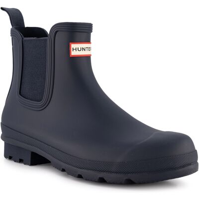 HUNTER Herren Chelsea Boots blau Gummi 40 (6,5) HUNTER Herren Chelsea Boots blau Gummi 40 (6,5)
