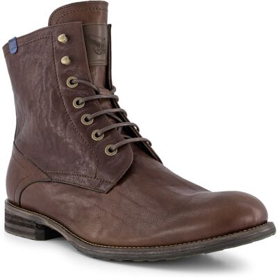 Floris van Bommel Herren Schnürboots braun, cognac Glattleder 44 (9,5) Floris van Bommel Herren Schnürboots braun, cognac Glattleder 44 (9,5)