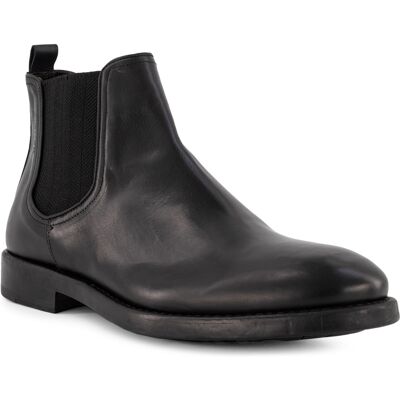 AIGNER Herren Chelsea Boots schwarz Glattleder 43 (9) AIGNER Herren Chelsea Boots schwarz Glattleder 43 (9)