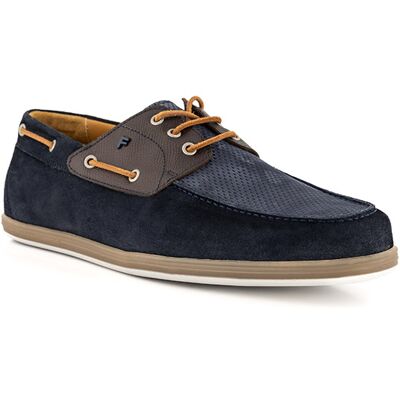 Floris van Bommel Herren Bootsschuhe blau Nubuk-/Veloursleder 46 (11) Floris van Bommel Herren Bootsschuhe blau Nubuk-/Veloursleder 46 (11)