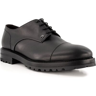 AIGNER Herren Derby schwarz Glattleder 45 (10,5) AIGNER Herren Derby schwarz Glattleder 45 (10,5)