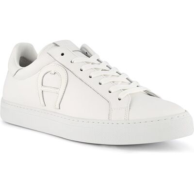 AIGNER Herren Sneaker weiß Glattleder 43 (9) AIGNER Herren Sneaker weiß Glattleder 43 (9)