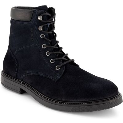 Tommy Hilfiger Herren Schnürboots blau Nubuk-/Veloursleder 44 (9,5) Tommy Hilfiger Herren Schnürboots blau Nubuk-/Veloursleder 44 (9,5)