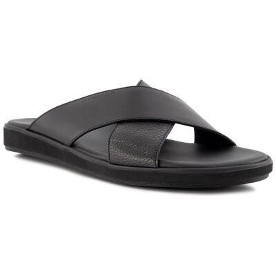 AIGNER Herren Pantoletten schwarz Glattleder 41 (7,5) AIGNER Herren Pantoletten schwarz Glattleder 41 (7,5)
