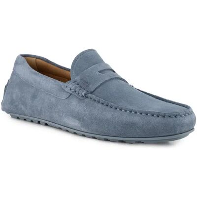 BOSS Black Herren Mokassins blau Nubuk-/Veloursleder 41 (7,5) BOSS Black Herren Mokassins blau Nubuk-/Veloursleder 41 (7,5)
