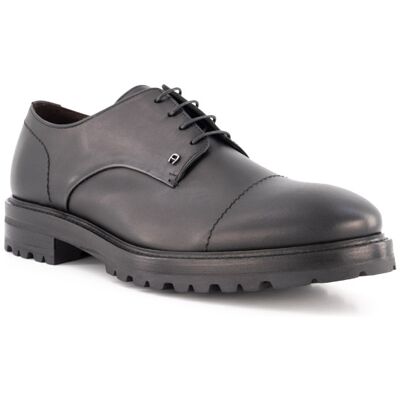 AIGNER Herren Schnürschuhe schwarz Glattleder 44 (9,5) AIGNER Herren Schnürschuhe schwarz Glattleder 44 (9,5)