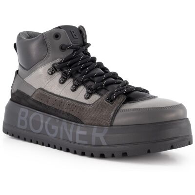 BOGNER Herren Schnürboots grau Glattleder 45 (10,5) BOGNER Herren Schnürboots grau Glattleder 45 (10,5)