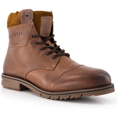 bugatti Herren Schnürboots braun Glattleder 45 (10,5) bugatti Herren Schnürboots braun Glattleder 45 (10,5)
