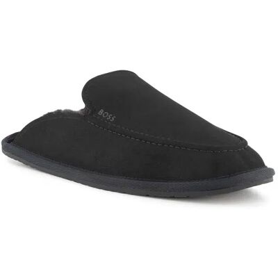 BOSS Black Herren Pantoffeln schwarz Textil & Canvas 42 (8) BOSS Black Herren Pantoffeln schwarz Textil & Canvas 42 (8)
