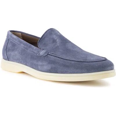 HACKETT Herren Slipper blau Veloursleder 42 (8) HACKETT Herren Slipper blau Veloursleder 42 (8)