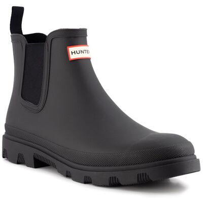 HUNTER Herren Chelsea Boots schwarz Gummi 42 (8) HUNTER Herren Chelsea Boots schwarz Gummi 42 (8)