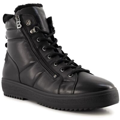 BOGNER Herren Boots schwarz Glattleder 44 (9,5) BOGNER Herren Boots schwarz Glattleder 44 (9,5)