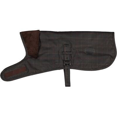Barbour Herren Hundemantel braun Baumwolle kariert XS Barbour Herren Hundemantel braun Baumwolle kariert XS
