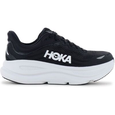 HOKA Bondi 9 W - Damen Laufschuhe Running Schuhe Schwarz 1162012-BWHT Schwarz 39 1/3 HOKA Bondi 9 W - Damen Laufschuhe Running Schuhe Schwarz 1162012-BWHT Schwarz 39 1/3