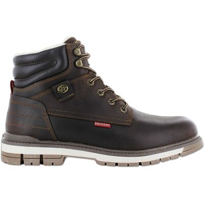 DOCKERS by Gerli Boots - Herren Winter Stiefel Gefüttert Leder Braun 43LU110-400360 Braun 41 DOCKERS by Gerli Boots - Herren Winter Stiefel Gefüttert Leder Braun 43LU110-400360 Braun 41