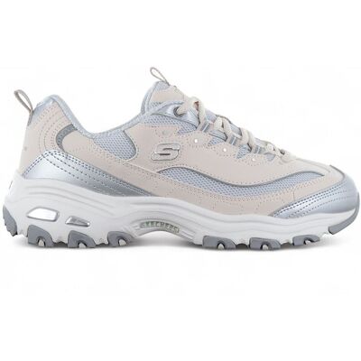 Skechers D Lites - Chromatic - Damen Sneakers Schuhe Beige-Silber 150246-NTSL Beige 38.5 Skechers D Lites - Chromatic - Damen Sneakers Schuhe Beige-Silber 150246-NTSL Beige 38.5