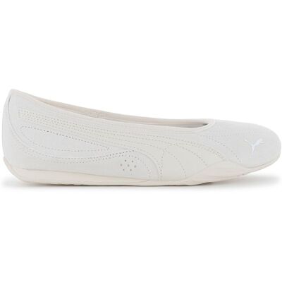 Puma Catch Soleil Ballerina SD - Damen Slipper Sommer Schuhe Suede Weiß 406310-02 Weiß 39 Puma Catch Soleil Ballerina SD - Damen Slipper Sommer Schuhe Suede Weiß 406310-02 Weiß 39