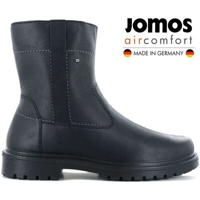 JOMOS Alpina Boots - Herren Winter Stiefel mit Lammfell Gefüttert - Leder Schwarz 456504-354-000 Schwarz 44 JOMOS Alpina Boots - Herren Winter Stiefel mit Lammfell Gefüttert - Leder Schwarz 456504-354-000 Schwarz 44