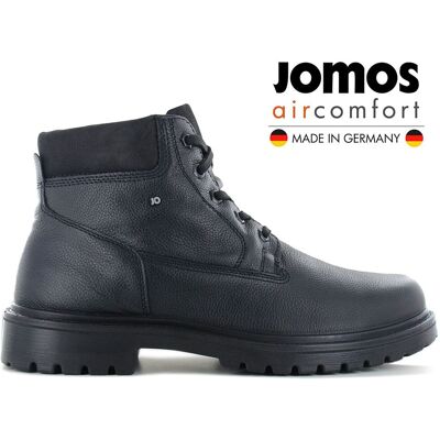JOMOS Alpina Boots - Herren Winter Stiefel mit Lammfell Gefüttert - Leder Schwarz 456510-383-000 Schwarz 42 JOMOS Alpina Boots - Herren Winter Stiefel mit Lammfell Gefüttert - Leder Schwarz 456510-383-000 Schwarz 42