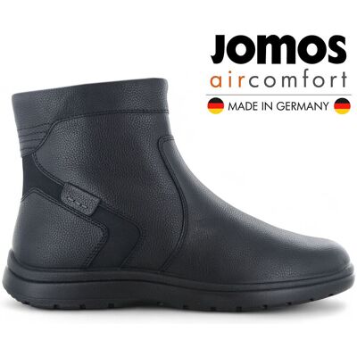 JOMOS Atlanta Boots - Herren Winter Stiefel mit Lammfell Gefüttert - Leder Schwarz 464504-373-000 Schwarz 44 JOMOS Atlanta Boots - Herren Winter Stiefel mit Lammfell Gefüttert - Leder Schwarz 464504-373-000 Schwarz 44