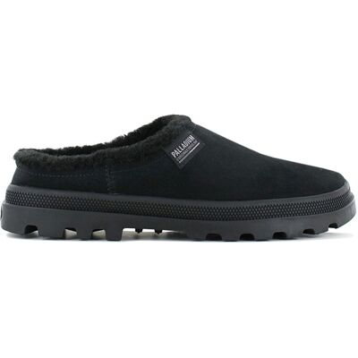 PALLADIUM Palladune Mule Warm - Slipper Hausschuhe Leder Schwarz 74337-008-M Schwarz 39 PALLADIUM Palladune Mule Warm - Slipper Hausschuhe Leder Schwarz 74337-008-M Schwarz 39