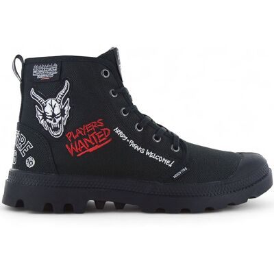 Palladium x Stranger Things - Pampa Hellfire - Stiefel Boots Schuhe Schwarz 74496-001-M Schwarz 43 Palladium x Stranger Things - Pampa Hellfire - Stiefel Boots Schuhe Schwarz 74496-001-M Schwarz 43
