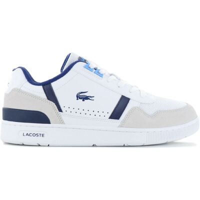 LACOSTE T-Clip - Herren Sneakers Schuhe Weiß-Blau 747SMA0071080 Weiß 39.5 LACOSTE T-Clip - Herren Sneakers Schuhe Weiß-Blau 747SMA0071080 Weiß 39.5