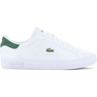 LACOSTE Powercourt 224 - Herren Sneakers Schuhe Leder Weiß 748SMA00011R Weiß 40 LACOSTE Powercourt 224 - Herren Sneakers Schuhe Leder Weiß 748SMA00011R Weiß 40
