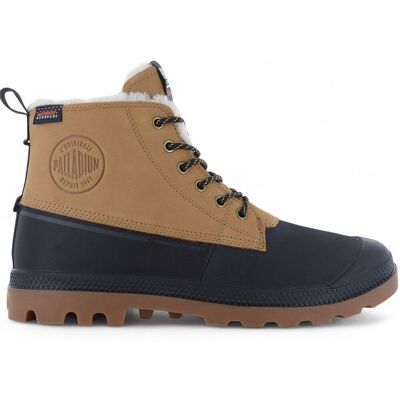 PALLADIUM Pampa Duck WL WP+ Waterproof - Winter Stiefel Braun Gefüttert 79547-254-M Braun 42 PALLADIUM Pampa Duck WL WP+ Waterproof - Winter Stiefel Braun Gefüttert 79547-254-M Braun 42