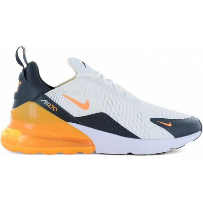 Nike Air Max 270 - Herren Sneakers Schuhe Weiß-Orange AH8050-114 Weiß 42.5 Nike Air Max 270 - Herren Sneakers Schuhe Weiß-Orange AH8050-114 Weiß 42.5
