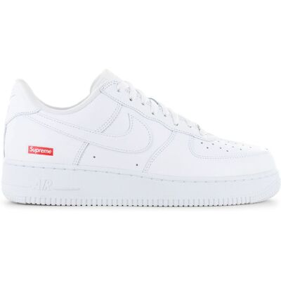 Nike x Supreme - Air Force 1 Low SP - Herren Sneakers Schuhe Weiß CU9225-100 Weiß 41 Nike x Supreme - Air Force 1 Low SP - Herren Sneakers Schuhe Weiß CU9225-100 Weiß 41