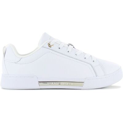 Tommy Hilfiger Chique Court Sneaker - Damen Schuhe Leder Weiß FW0FW07634-YBS Weiß 40 Tommy Hilfiger Chique Court Sneaker - Damen Schuhe Leder Weiß FW0FW07634-YBS Weiß 40