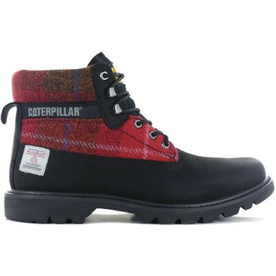 CAT Caterpillar Colorado 2.0 Harris Tweed Boots - Stiefel Leder Schwarz P111324 Schwarz 46 CAT Caterpillar Colorado 2.0 Harris Tweed Boots - Stiefel Leder Schwarz P111324 Schwarz 46