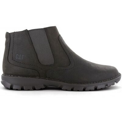 CAT Caterpillar Hoffman Casual - Herren Chelsea Boots Stiefel Stiefeletten Leder Schwarz-Braun P720659 Schwarz 42 CAT Caterpillar Hoffman Casual - Herren Chelsea Boots Stiefel Stiefeletten Leder Schwarz-Braun P720659 Schwarz 42