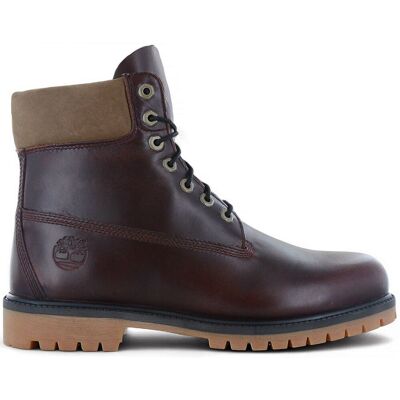 Timberland Premium Heritage 6-Inch Boots Waterproof - Herren Winter Stiefel Leder Burgundy TB0A41MW-EIW Rot 41.5 Timberland Premium Heritage 6-Inch Boots Waterproof - Herren Winter Stiefel Leder Burgundy TB0A41MW-EIW Rot 41.5