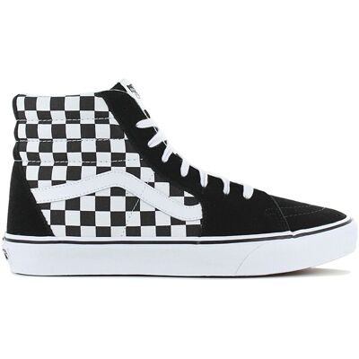 VANS SK8-HI Checkerboard - Herren Sneakers Schuhe Schwarz-Weiß VN0A32QGHRK1 Schwarz 44 VANS SK8-HI Checkerboard - Herren Sneakers Schuhe Schwarz-Weiß VN0A32QGHRK1 Schwarz 44